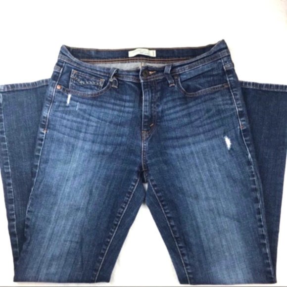 Levi's Denim - Levis 505 Straight Leg Denim Distressed Jeans. 12s
